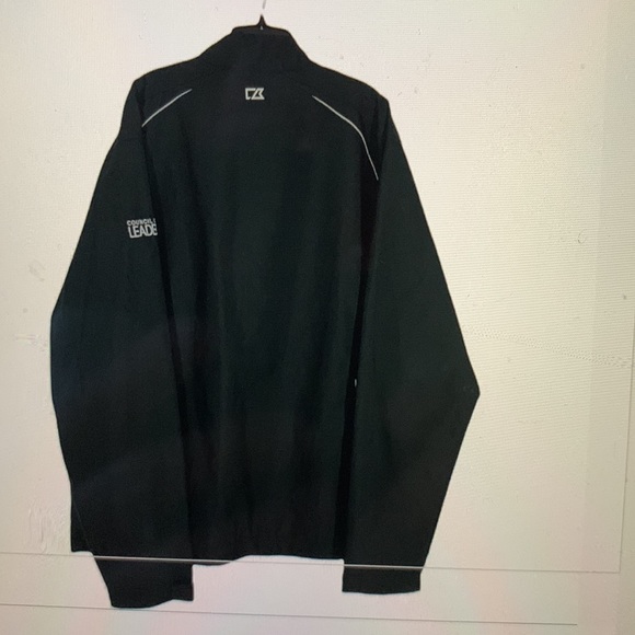 - * NEW* Cutter& Buck Black Water Repellent Golf Jacket Size XXL - Picture 9 of 9